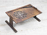 Столик для ноутбука з дерева, фото 5