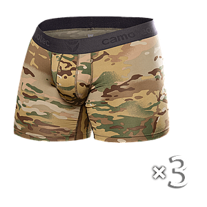 Комплект чоловічих трусів-боксерів CoolPass Multicam (3 шт)
