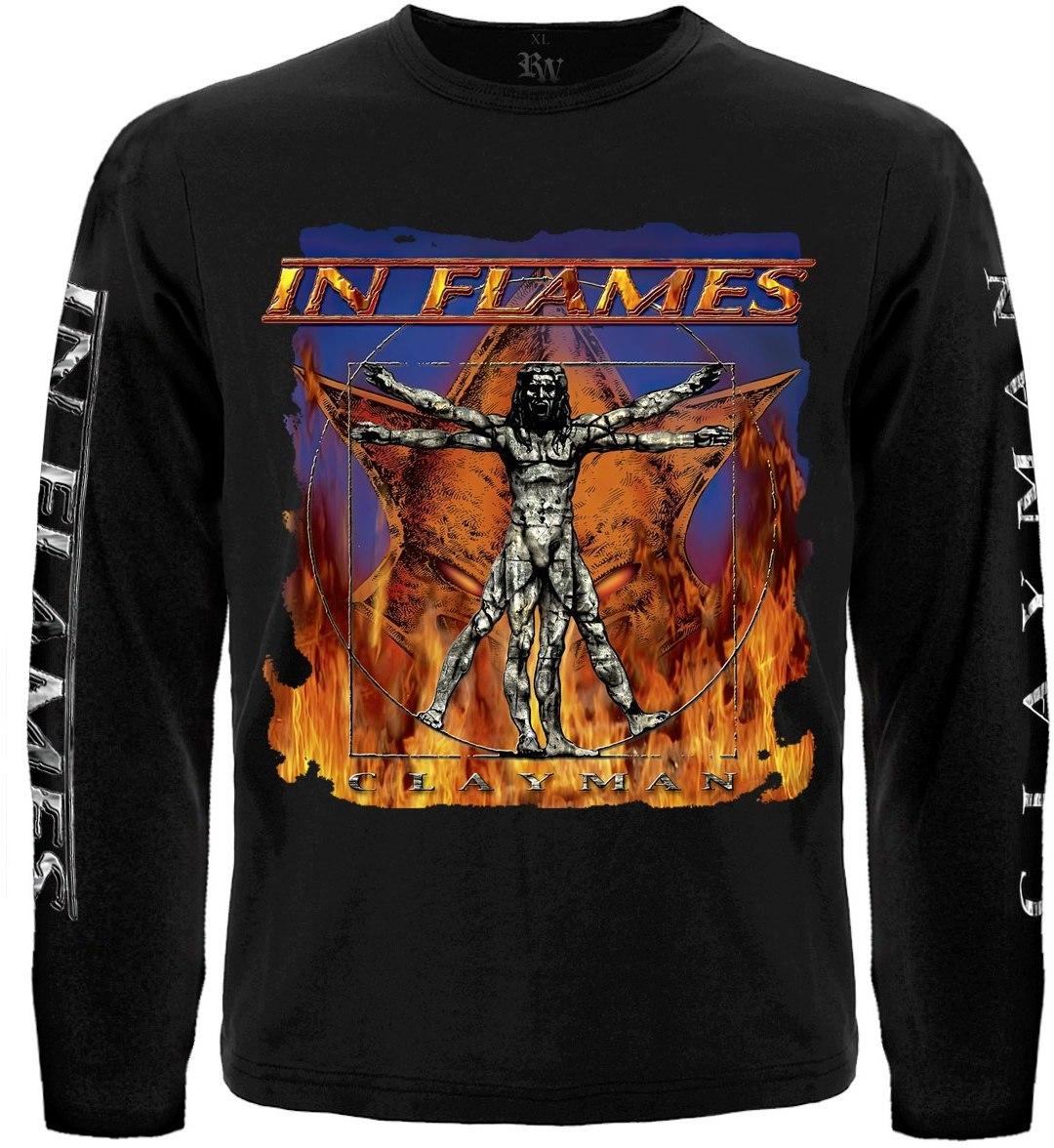 Футболка з довгим рукавом In Flames "Clayman", Розмір M