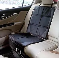 Защитный коврик под детское автокресло с карманами, нескользящий