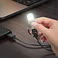 Ліхтарик HOCO UA38A Type-C to LED light adapter Gray, фото 6