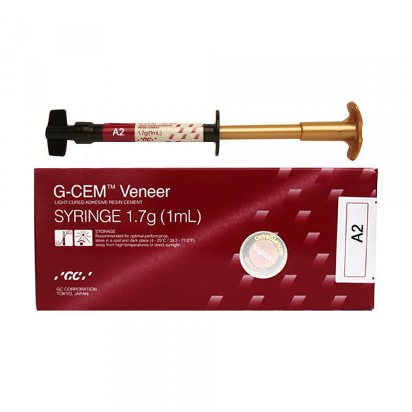 G-CEM VENEER, шприц A2, 1.7 г (1.0 мл) цемент для фіксації вінірів