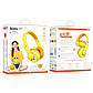 Навушники HOCO W60 Rhyme BT headphones for children Sun Yellow, фото 3