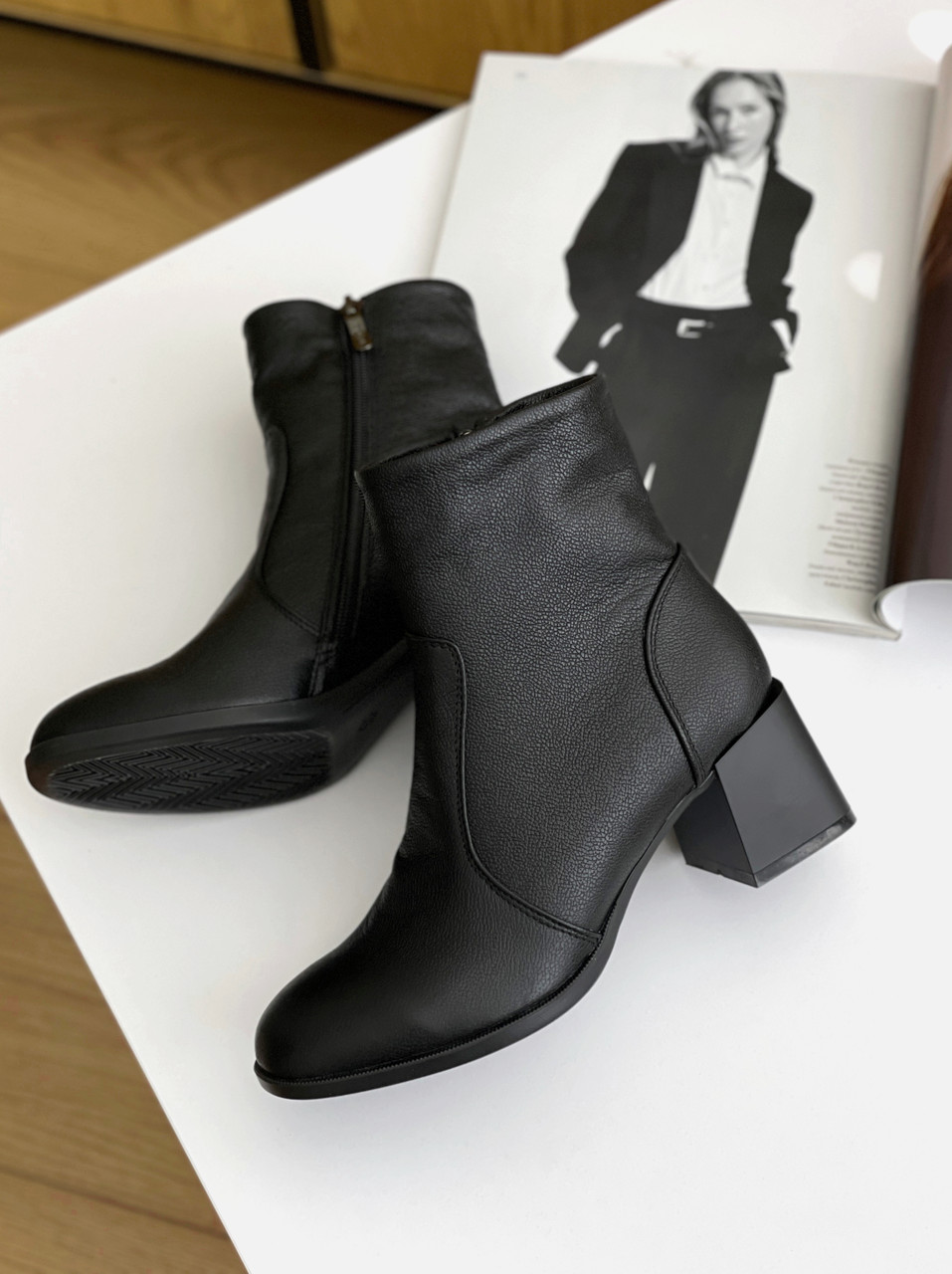 Осінні черевики на підборах, фото 1