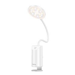 Світильник HOCO HX10 Clip table lamp White
