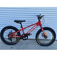 Гірський велосипед на 15'' рамі алюмінієвієвий TopRider TOP100 26 дюймів" Червоний