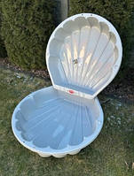 Пісочниця дитяча в формі мушлі Doloni (Сіра)