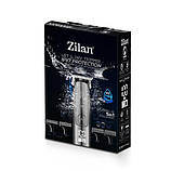 Чоловічий тример з насадками 5 в 1 Zilan ZLN8641 сірий  (SHiz16660), фото 4