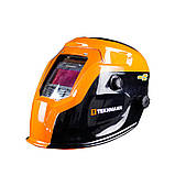 Зварювальна маска хамелеон TEKHMANN WH-500Т Orange|Black (SHiz16622), фото 4