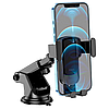 Автомобільний тримач для телефону на присосці гравітаційний автотримач телефонів на скло або панель, фото 9