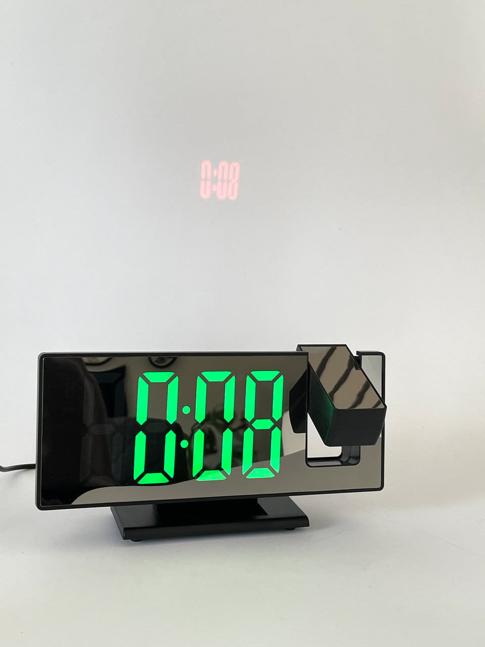 Дзеркальний електронний LED-годинник із проєкцією DS-3618LP iC227