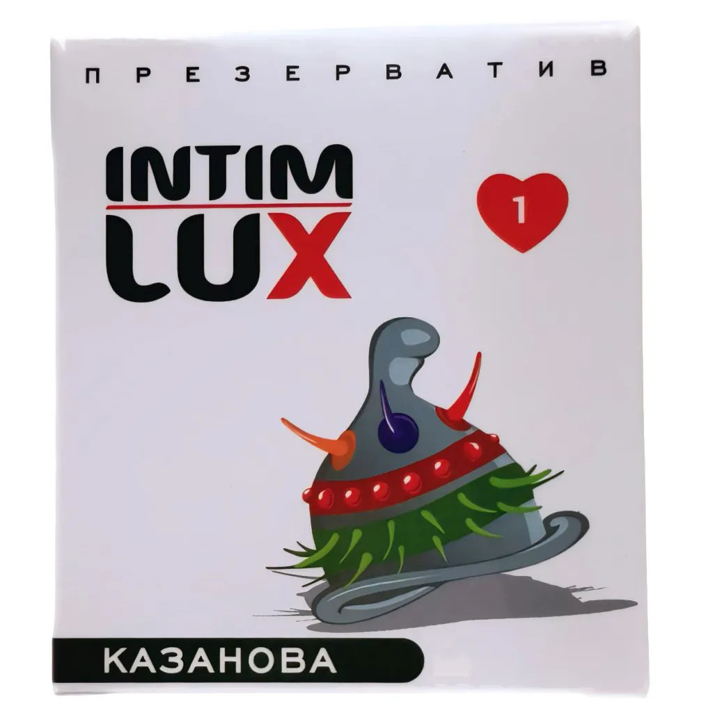 Презерватив З вусами Intim Lux Казанова 1 шт.