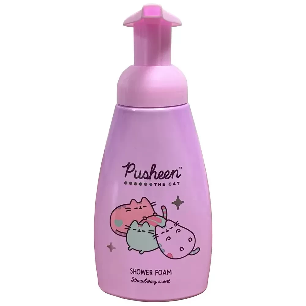 Дитяча піна для душу Pusheen з ароматом полуниці 300 мл, фото 1