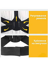 Коректор постави Hump Corrector корсет від сутулості на липучках Intelligent YU227, фото 4