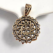 Підвіска позолочена Зірка Ерцгамми без каменів