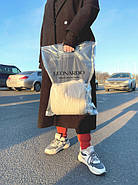 Поліетиленові пакети з прорубною ручкою з логотипом чорні та прозорі 30х40 см до 5 кг, фото 6