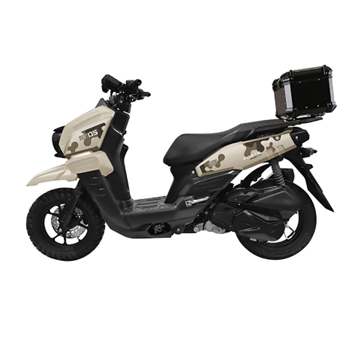 Електроскутер FORTE UNICORN EV Коричневий