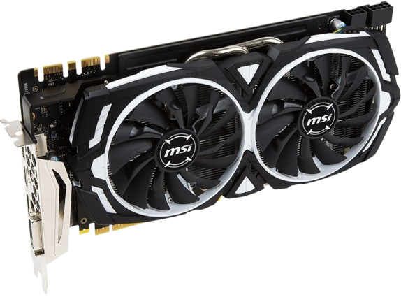 Відеокарта GeForce GTX 1070 Ti 8GB MSI Armor (GTX 1070 Ti ARMOR 8G) Б/В