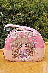 Дитяча сумочка на 1 відділення з ручкою та ремінцем на блискавці