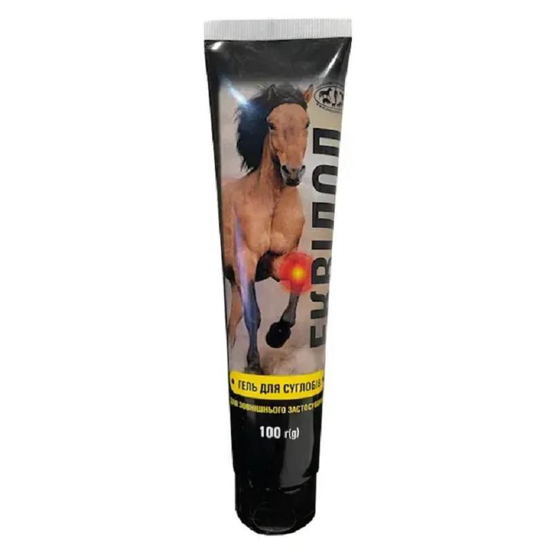 Гель Еквідол із мелоксиком для суглобів коней 100 мл ПЗВП, фото 1