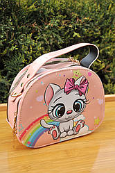 Дитяча сумочка на 1 відділення з ручкою та ремінцем на блискавці