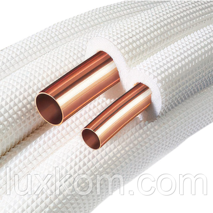 Труба мідна ECUTHERM 1/2" (12,70х0,81) з 09 термоізоляцією (бухта 25 м)