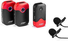 Бездротова мікрофонна система Joby Wavo Air 2.4Ghz з двома передавачами, розроблена система кріплення