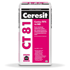 Клей для пінопласту та мін. вати Ceresit СТ-81, 25кг
