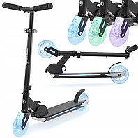 Дитячий самокат двоколісний з колесами, що світяться, і платформою 3 режими 8 кольорів