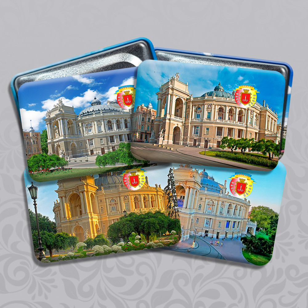 Значок прямокутник 40х60 мм Одеса, фото 1