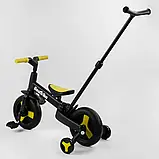 Дитячий велосипед-трансформер Best Trike 23031 з батьківською ручкою, фото 4
