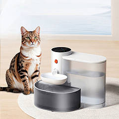 Питний фонтан для котів та собак PetGravity 3L, розумна поїлка з системою очищення