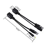 POE інжектор пасивний 30Вт з портами Ethernet 100 Мбіт, фото 2