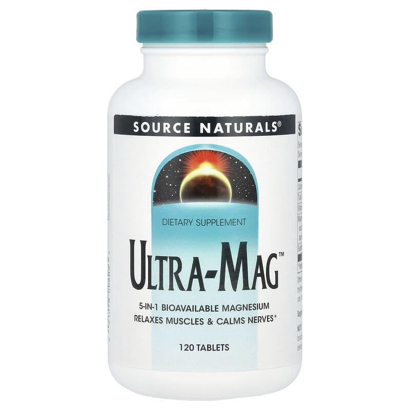 Source Naturals Ultra-Mag Magnesium Complex Магнієвий комплекс 120 табл.