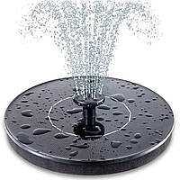 Сонячний фонтан для ставка, і саду — фонтан на сонячній батареї з насадками 16см
