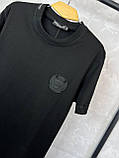 Футболка Classic Black чоловіча чорна бавовна, фото 3