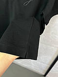 Поло чоловіча чорна футболка Classic Black бавовна, фото 3