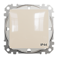 Одноклавішний перемикач IP44 Бежевий Sedna Design