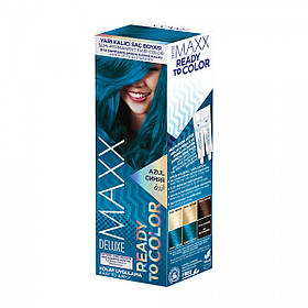 Фарба для волосся Maxx Deluxe Ready to color Блакитний, 2x50 мл Лівеста