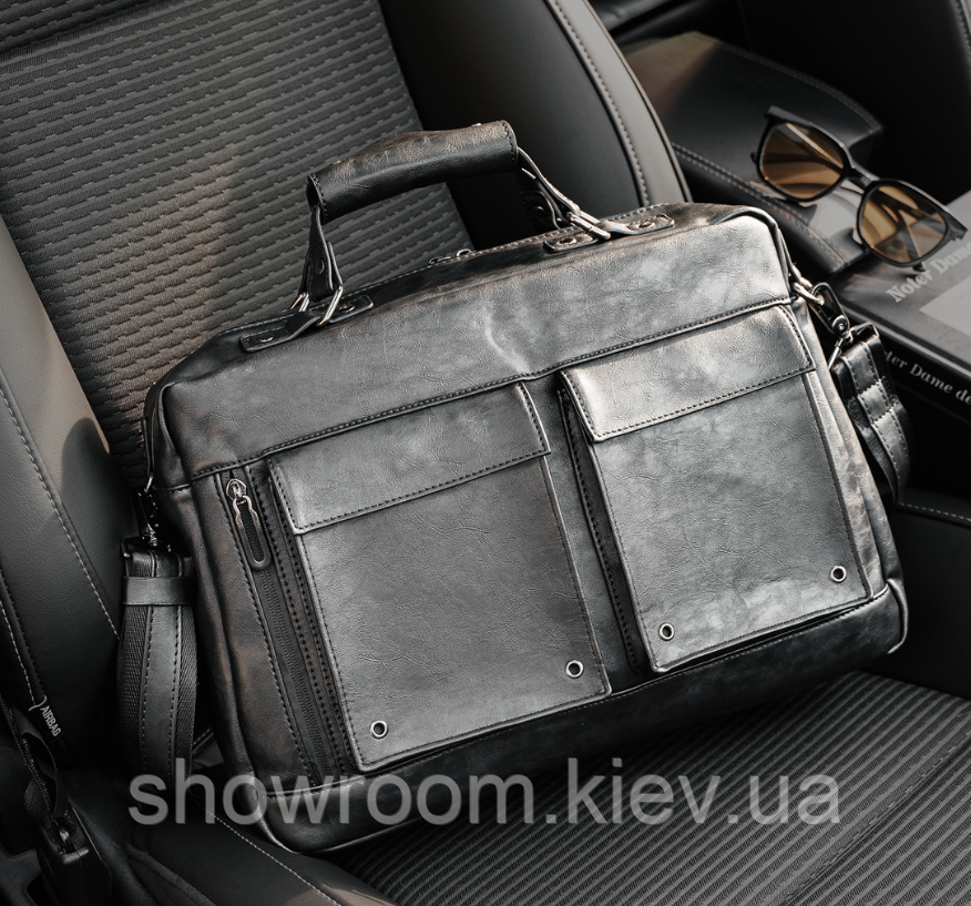 Чоловіча ділова велика сумка на плече Prestige (4049), фото 1