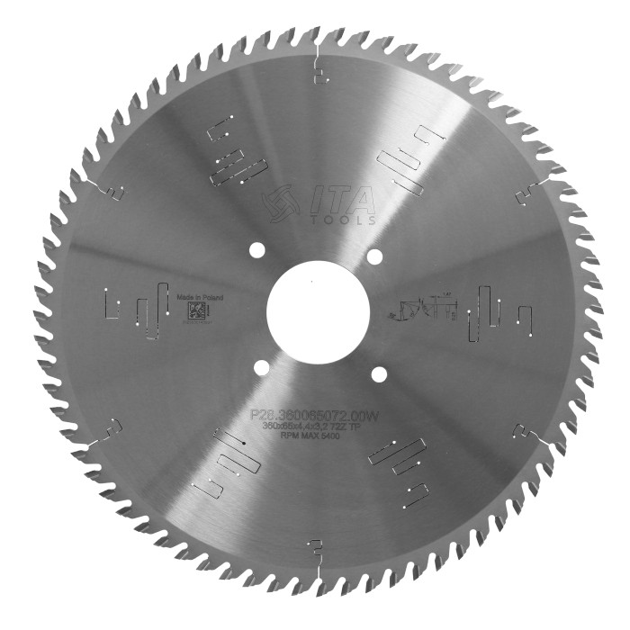 ITA P28.Пила D=360 F=65 Z=72 K/P=4,4/3,2 PH05 (Selco)
