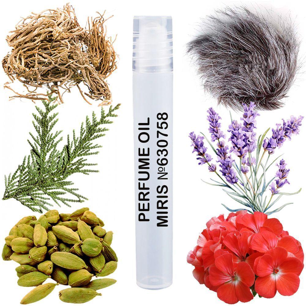 Парфумерна олія MIRIS No630758 (аромат схожий на For Him Vetiver Musc) Чоловіча 10 ml