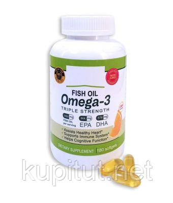 Омега-3 (Omega-3) Риб'ячий жир 2400 мг, фото 1
