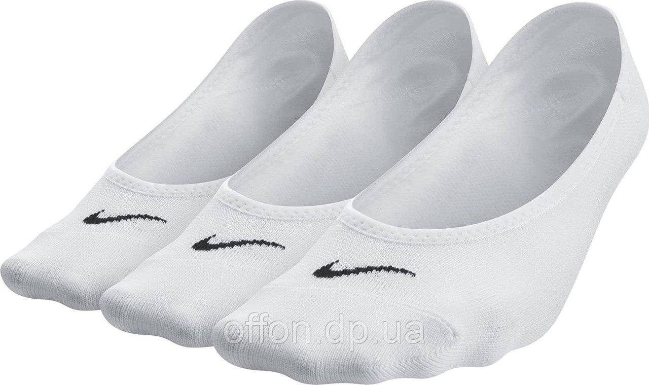Шкарпетки сліди Nike W Nk Ltwt Foot SX4863-100, Білий 42-46