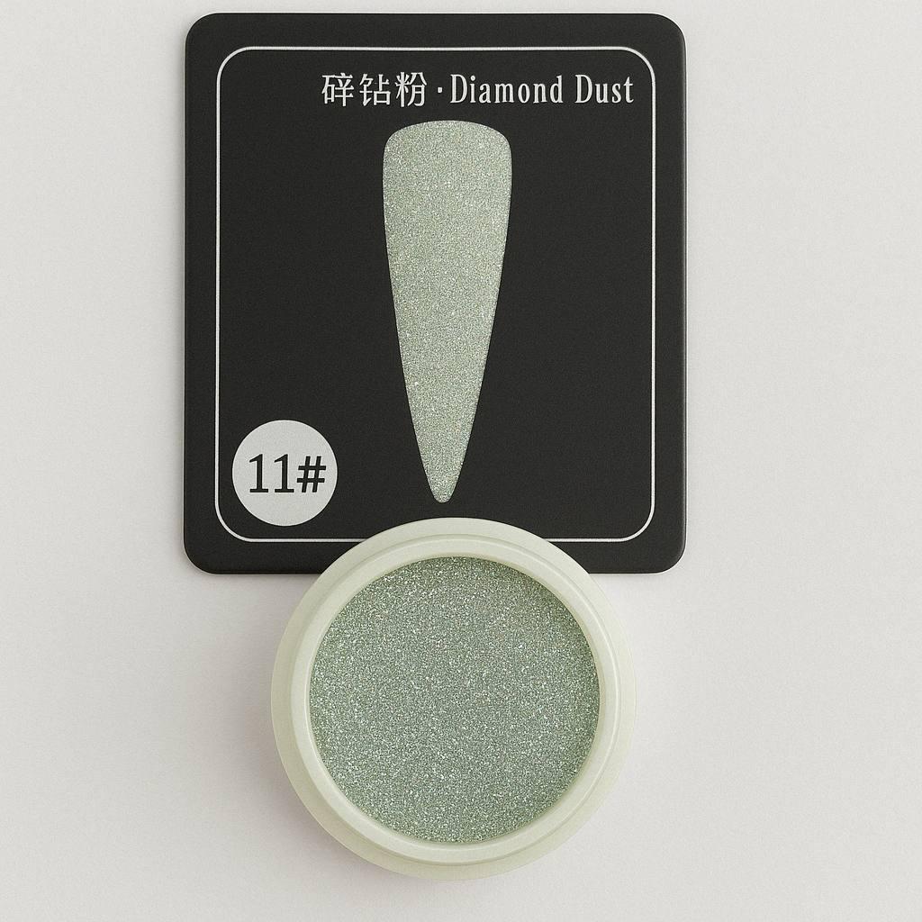 Новинка! Втирка світловідбиваюча для дизайну нігтів  Diamond №11