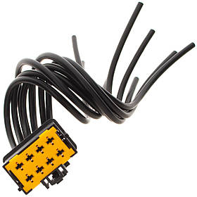 Фішка з дротами реостата , резистора пічки 8 PIN 8200478620  Renault Master II Mascott Opel Movano Nissan