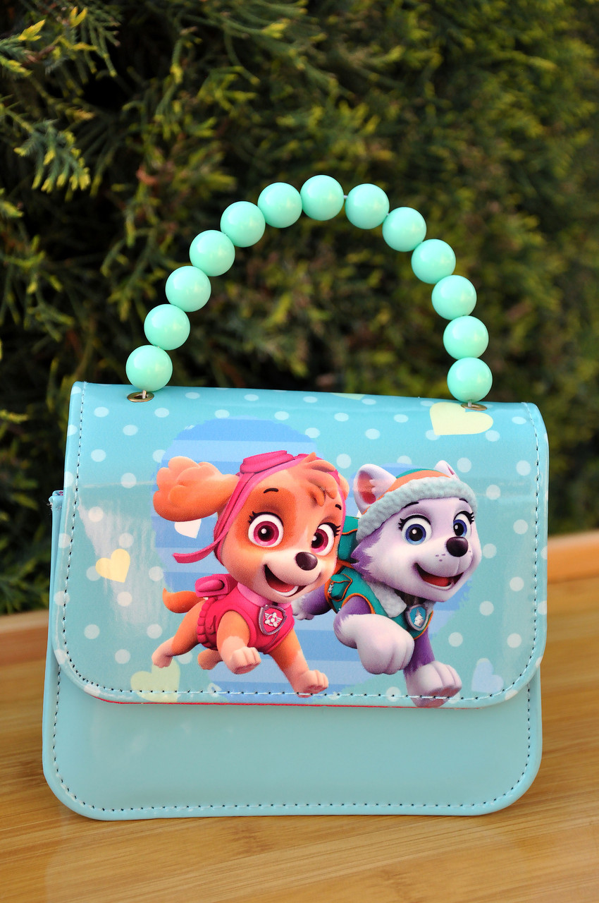 Дитяча сумочка "Щенячий Патруль" на 1 відділення з ручкою та ремінцем на магнітному замку, фото 1