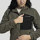 Жіноча флісова куртка Pentagon ATHOS 2.0 WOMAN FLEECE JACKET K08061 Small, RAL7013 (Олива), фото 4