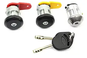 Ford Mondeo Escort  Focus Fiesta Transit 86-04 КОМПЛЕКТ  замок запалювання + личинки в двері