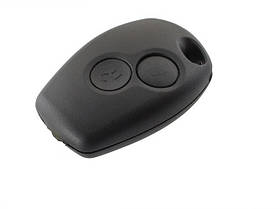 Корпус ключа Рено на 2 кнопки БЕЗ ЖАЛА